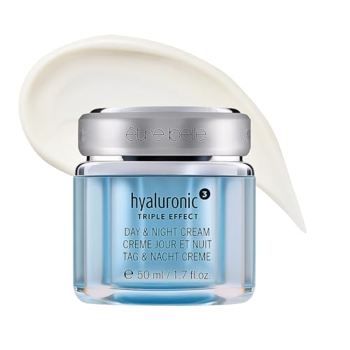 être belle hyaluronic³ Day & Night Cream 50 ml – 24h Gesichtspflege mit Hyaluronsäure, Jojobaöl & Squalan – Feuchtigkeitsspendende Tages- und Nachtcreme für jeden Hauttyp