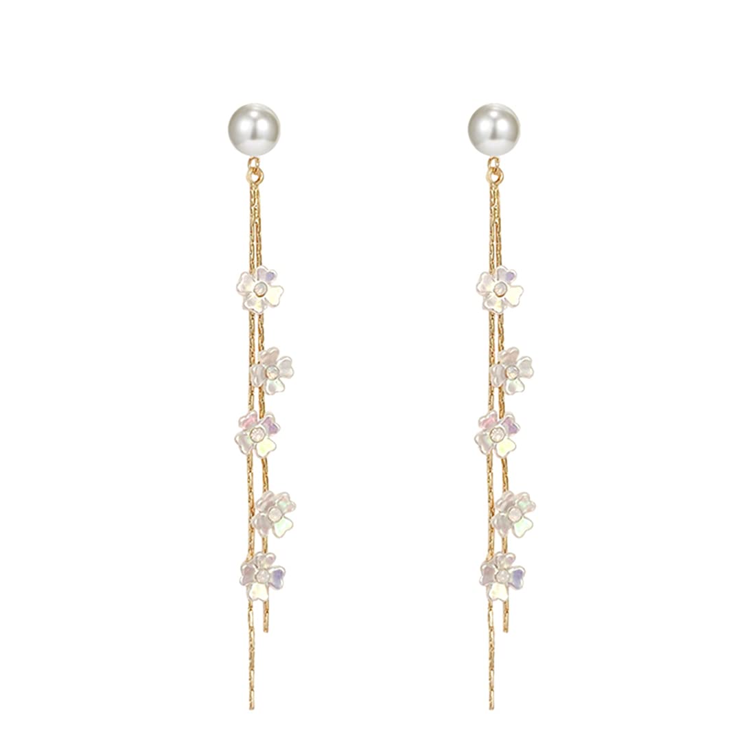 See full amazon price history chart for Yellow Chimes Earrings For Women Gold Tone Pearl Stud Linear Chain Crystal Studded Tassel Dangler Earrings For Women and Girls Yellow Chimes Earrings For Women Gold Tone Pearl Stud Linear Chain Crystal Studded Tassel Dangler Earrings For Women and Girls (B0B8DFSSY5) Amazon Price History, Amazon Price Tracker