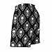 Meaudiwes Men's Goth Gothic Skull Shorts Quick Dry Board Shorts Elastic Waistband Summer Swim Trunks with Drawstring Fashion Beach Shorts (S)