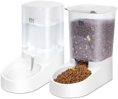 Marchul Dispensador para Gatos y Perros, Comida y Agua, Pack 2 Un...