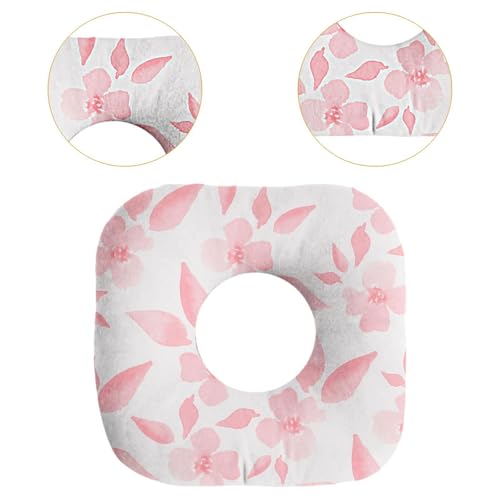 Oreiller perçage oreille coussin donut ergonomique microfibre