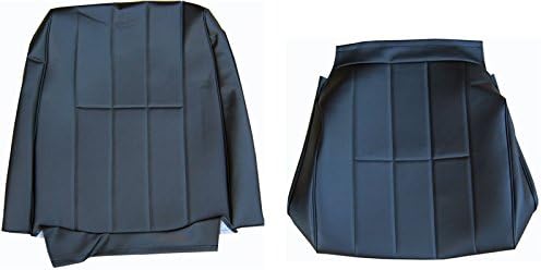 Front Seat Cover for ONE seat Upholstery fits Volvo 240 245 265 4-line Black Vinyl Interior Color Code 5146, 1410