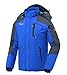 Produktbild donhobo Softshelljacken Herren Gefüttert Funktionsjacke Wasserdicht Atmungsaktiv Wandern Mantel Outdoor Jacke Winter Skijacke Blau M