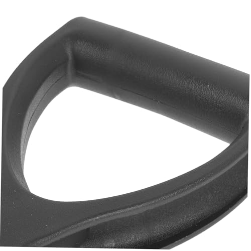 Mango de pala de jardín en D Lurrose, pack de 2 piezas de repuesto de plástico, negro 8
