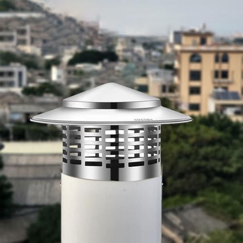 Protector para chimenea Estilo B en tejado exterior contra la intemperie 5