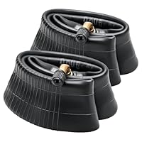 2-PCS 8 1/2 x 2 (50/75-6.1) Scooter Schläuche Verdickter, 8,5 Zoll Schläuche CR202 Stem Ventil gebogene, Kompatibel mit 8 1/2x2 8.5x2.0 50/75-6.1 Trolley/E-scooter/Roller Reifenschläuche