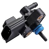 Fuel Rail Injection Pressure Sensor 3F2Z9G756AB Compatible with Ford F150 F250 F350 F450 E150 E250 E350 Super Duty Escape Explorer Five Hundred Focus Taurus Mustang Expedition Mercury Lincoln