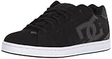 Mens DC Net SE Skate Shoe, Black/Black/Grey, 7.5 D US