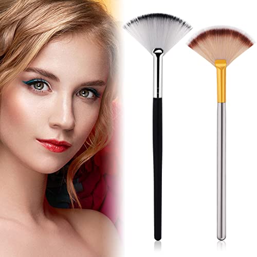 6 Pieces Fan Facial Brushes Slim Soft Face Mask Brush Applicator Face Mask Brush Esthetician Brush Cosmetic Tools With Handle For Mud Clay Mask, Makeup Peel #TOP5
