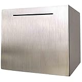 Piggy Bank for Adults Must Break to Open Stainless Steel Money Box Metal Saving Bank Unbreakable Savings Box Money Bank Cash Coin Jar 7.9 inch