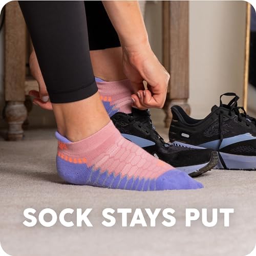 Balega Silver Antimicrobial No-Show Compression-Fit Running Socks for Men and Women