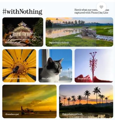 Image of Nothing Phone (3a) Lite (White, 256 GB) (8 GB RAM)