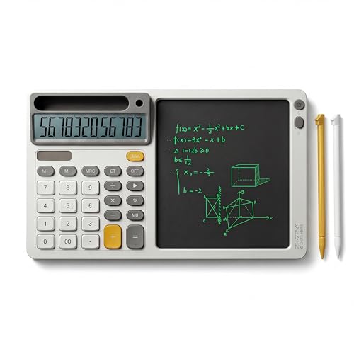 Calculatrice solaire de bureau LCD 7.5 pouces inclinée à 15°