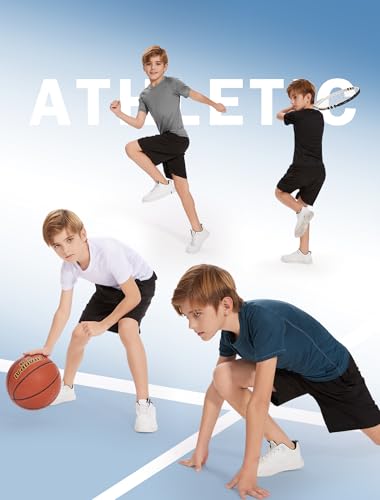 Star Vibe Boys Compression Shirt Short Sleeve Quick Dry Athletic Shirts Kids Sports Base Layer Performance Summer Tops2