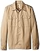 Dickies Big Boys' Twill Long Sleeve Shirt, Khaki, Large (14/16)