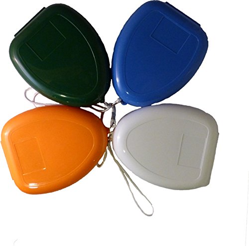 Preisvergleich Produktbild 10 x CPR Beatmungsmaske mit aufgedruckter Ersthelfer-Anleitung Orange Taschenmaske