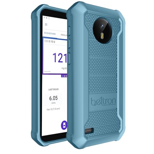 BELTRON Case for Omnipod 5, Slim Protective Grip Case with Reinforced Technology Designed to Protect Omnipod 5 Receiver (Secure Fit) (Blue)