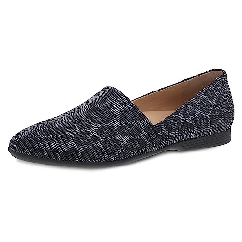Dansko Larisa Slip-On Flats For Women – Comfotable Flat Shoes With Arch Support – Versatile Casual To Dressy Footwear – Lightweight Rubber Outsole Grey Leopard Flats 6.5-7 M Us #TOP23
