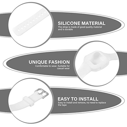 ULTECHNOVO Silício Faixa de Relógio de Substituição Com Tampa Da Caixa Do Relógio Strap Relógio de P