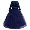Toddler Flower Girl Dress Winter Long Sleeve Tutu ... #1
