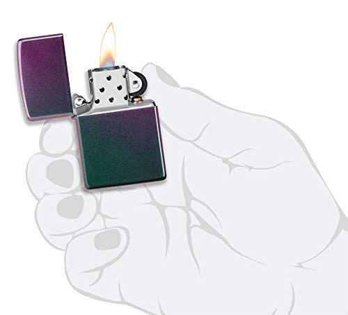 Encendedor Zippo Iridescent Logo de Bolsillo miniatura 5