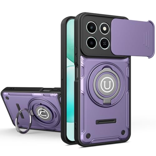 Protection intégrale Honor X7D antichoc double couche avec cache objectif mobile