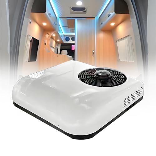 Dachklimaanlage, ultra- leise Kühlung und Heizung, einfache Installation, nicht kanalisierte Einheit für Wohnmobile, Anhänger, Camper, LKW, 24 V
