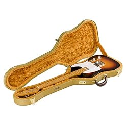 Fender® »TELECASTER® THERMOMETER CASE« Étui de style années 50 pour guitares électriques – Couleur: Tweed - Les Beatles, Paul McCartney, John Lennon, RIngo Starr, George Harrison Fender® »TELECASTER® THERMOMETER CASE« Étui de style années 50 pour guitares électriques - Couleur: Tweed – Image 6