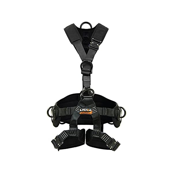 Fusion Climb TacRescue, Construction Harness Full Body Harness, 6 D