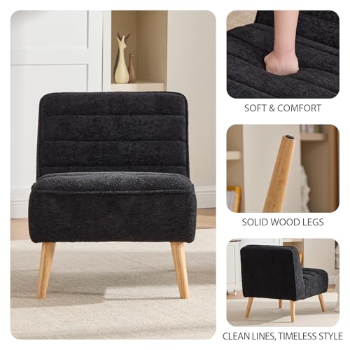 Sillón Plegable Poliéster Negro miniatura 5