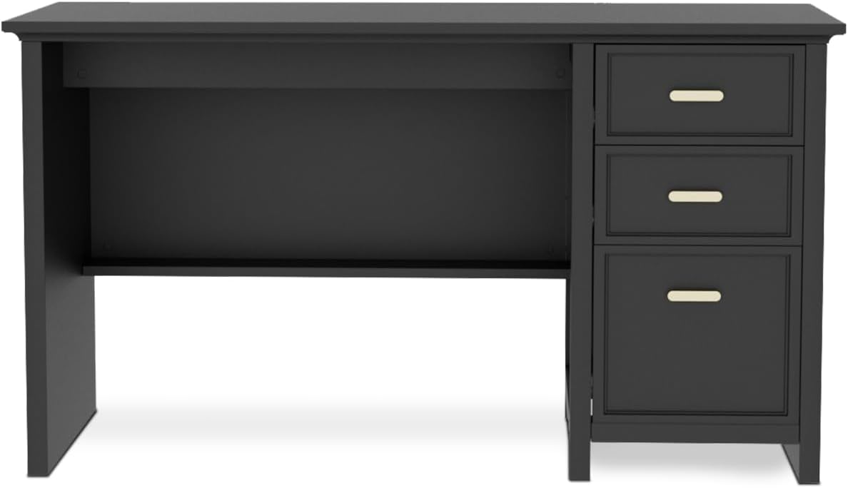 Computer Desk with 3 Drawers 47 inch Modern Home Office Writing Desk, Study Table