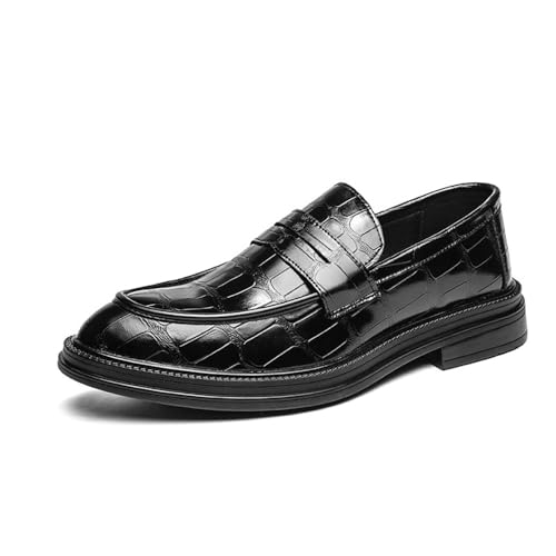 Men's Oxford Dress Shoes Synthetic Pu Leather Casual Slip-on Breathable Slip Resistant Wedding