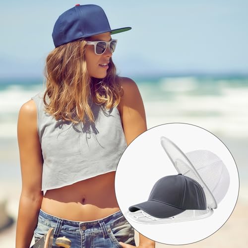 Faltbarer Cap Washer für Baseballkappen, cap waschmaschinen form mit Rahmen, Cap Waschgestell für Waschmaschine & Spülmaschine, Basecap Waschgestell Zubehör – Single Pack