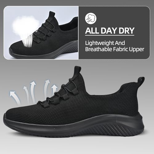 Mans Slip on Loafers Hands Free Casual Shoes Kint Walking Shoes3