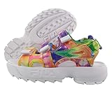 Fila Disruptor Sandal Tie Dye Boys Shoes Size 4, Color: Multi