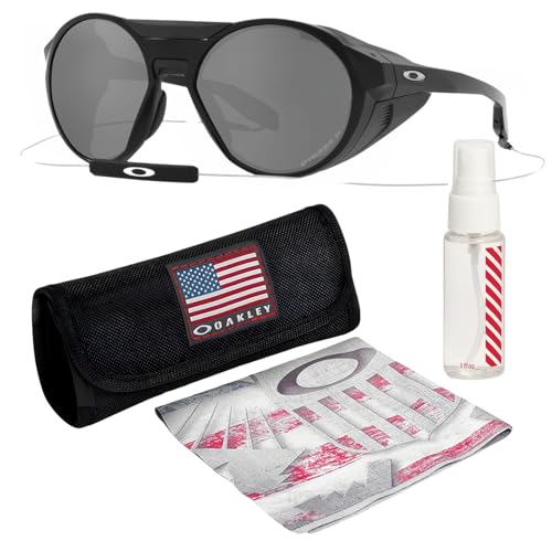Oakley OO9440 CLIFDEN MATTE Frame – PRIZM Lens, Polarized Round Sunglasses with Official Eyewear Kit Bundle