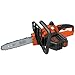 BLACK+DECKER 20V MAX Electric Chainsaw, 10 inch Cordless Chainsaw with Battery and Charger Included, Automatic Oiler, Low Kickback Power Chain Saws (LCS1020)