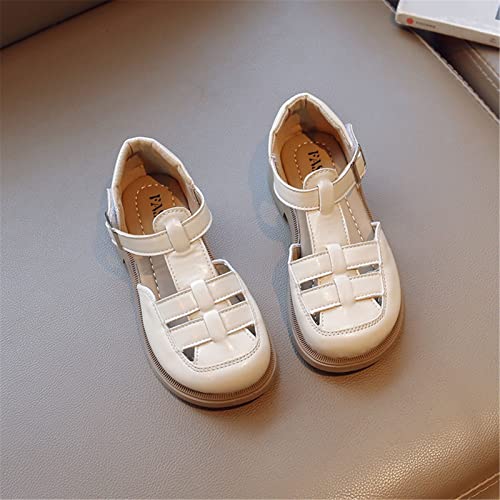 Girl Sandals Ballet Ballerina Mary Jane Beach Sandals Princess Wedding Dress Woven Shoes For Toddler Slippers Girls2
