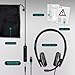 EPOS Adapt 165T USB II - Wired, Double-Sided Headset - 3.5mm Jack/USB Connectivity - Teams Certified-UC Optimized-Superior Stereo Sound-Enhanced Comfort-Call Control- Black