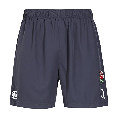 Canterbury Men's England Woven Run Shorts - Graphite, Small