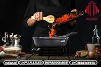 INTIGNIS Bratpfanne 30 cm mit Deckel, Antihaft, Induktion, 6 L – Ansicht 3