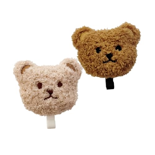Crochets muraux adhésifs ours en peluche support clés sans perçage robuste - 2