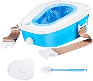A ARCITON Portable Toilet Car Camping Toilet Indoor & Outdoor Commode,Travel Potty,Portable Toilet for Car,Camping,Hiking,Boating,Long Road Trips,Traffic jam (Blue)