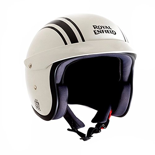 Royal Enfield Gloss White Open Face 