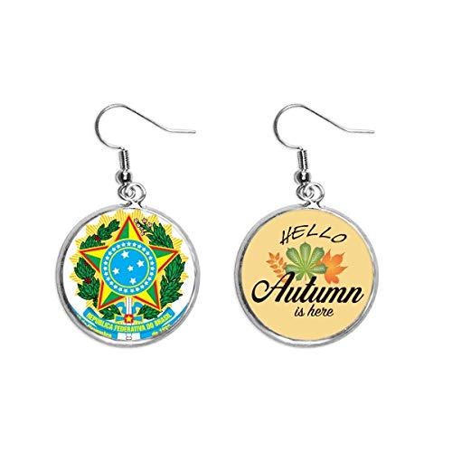Pendientes de hojas para el otoño ideales para eventos sociales