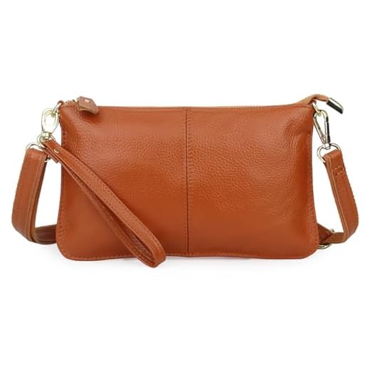 Bolsas de ombro femininas de couro legítimo, bolsas transversais, bolsas de mão, Amarelo escuro