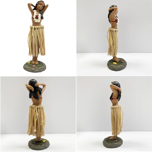 Sunbilien Dancing grass skirt girl dashboard doll, dancing girl, car bedroom queuing kitchen living room decoration - Image 3