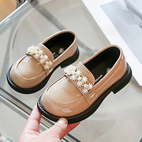 Toddler Girl Rain Boots Casual Shoes Girls Leather Shoes Thick Sole Non Slip Dress Shoes Slip On Comfortable4