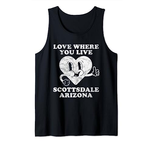 Retro Vintage Scottsdale Arizona Amante Camiseta sin Mangas