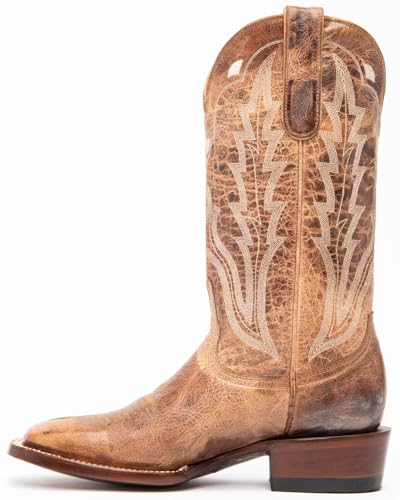 Idyllwind Women's Outlaw Western Performance Boot Broad Square Toe Taupe 8 CW US3